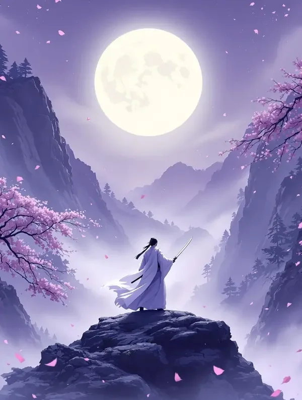 月下剑客动漫封面